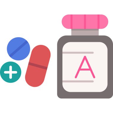 Haplar. Web simgesi basit illüstrasyon