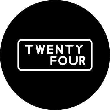 Siyah ve beyaz simgesinin vektör illüstrasyonu