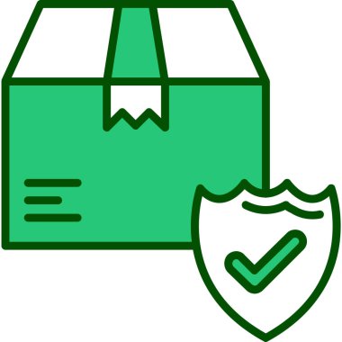 paket paket alışveriş simgesi - taslak biçimi