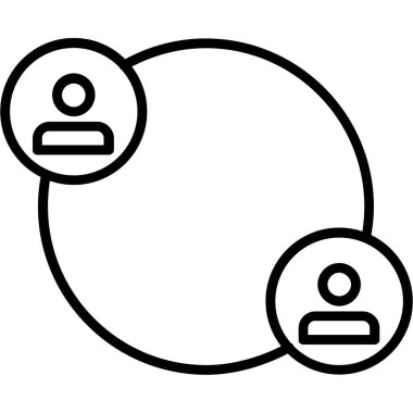 ağ paylaşım simgesi çizimi