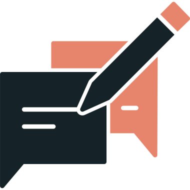 belge düz vektör simgesi