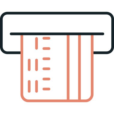 Bilet. Web simgesi basit illüstrasyon