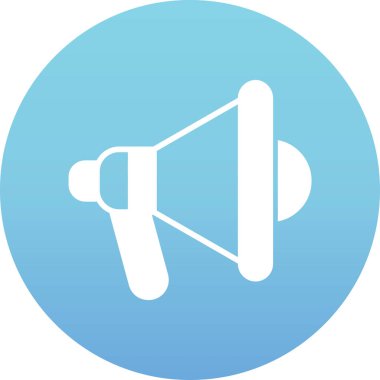 Hoparlör. Web simgesi basit illüstrasyon