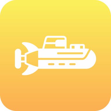 tekne simgesi dijital sarı