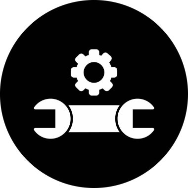 Ayarlama. Web simgesi basit illüstrasyon