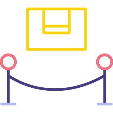 Bayrak. Web simgesi basit illüstrasyon