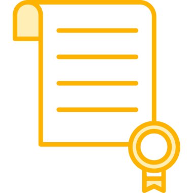 Belge. Web simgesi basit illüstrasyon