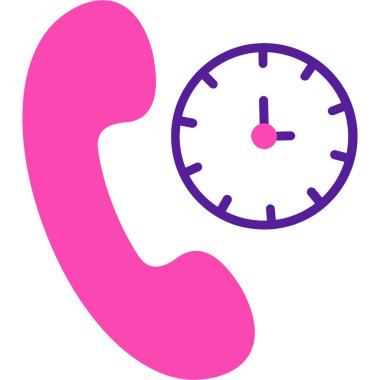 Telefon simgesi vektör illüstrasyonu