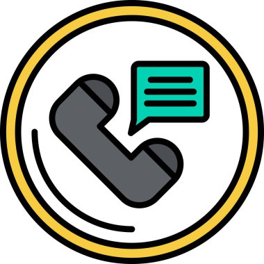 Çağrı merkezi destek simgesi. vektör tasarımı