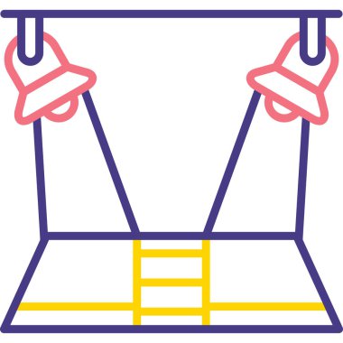 Salla. Web simgesi basit illüstrasyon