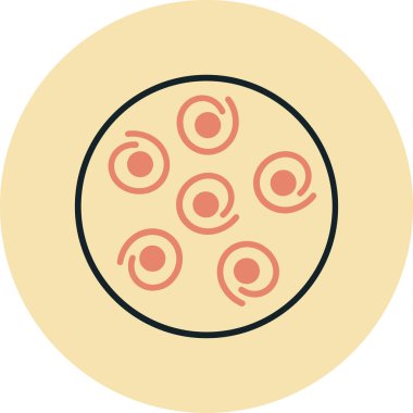 pizza. Web simgesi basit tasarım