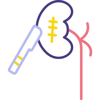 Bir b simgesinin vektör illüstrasyonu