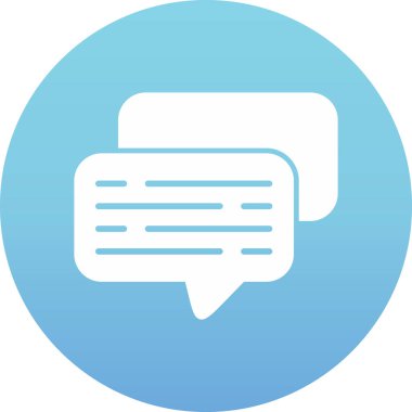 Konuş. Web simgesi basit tasarım