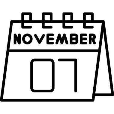 Takvim simgesi. vektör illüstrasyonu