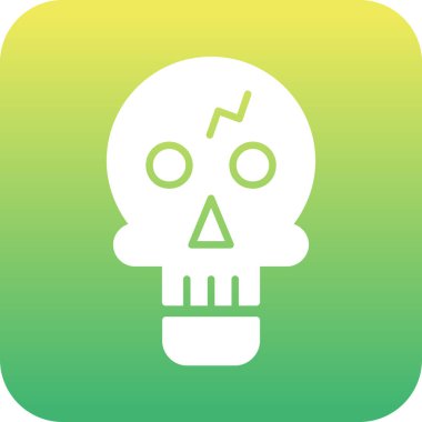 Cadılar Bayramı simgesi beyaz arkaplanda izole edildi