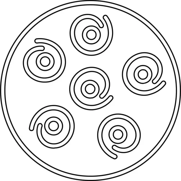 Çizgi film simgesinin vektör çizimi