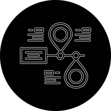 GPS konum simgesi. Beyaz arkaplanda izole edilmiş web tasarımı için konum gps vektör simgesi çizimi