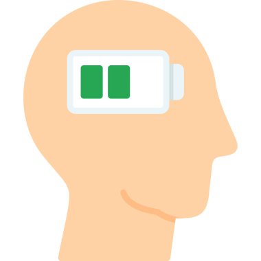 sanal gerçeklik teknolojisi düz simgesi