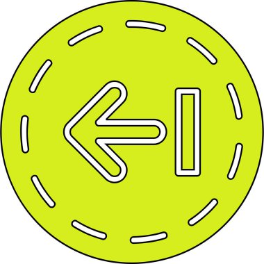 Ok. Web simgesi basit illüstrasyon