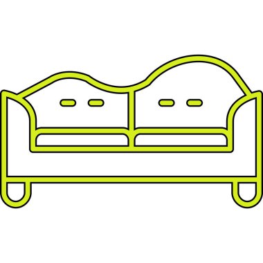 Yatak kanepesi. Basit tasarım