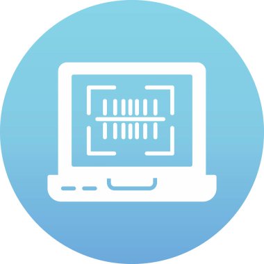 Bilgisayar. Web simgesi basit illüstrasyon