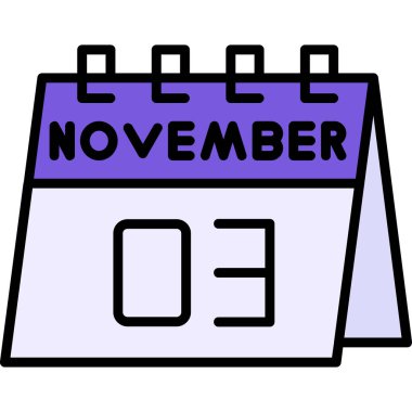 Takvim. Web simgesi basit illüstrasyon