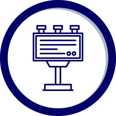 Bilgisayar. Web simgesi basit illüstrasyon