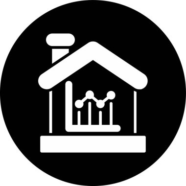 Modern b 'nin vektör illüstrasyonu ev simgesinden yoksun