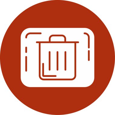 Web simgesi, vektör illüstrasyonunu sil