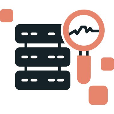 veri analiz simgesi vektör illüstrasyonu