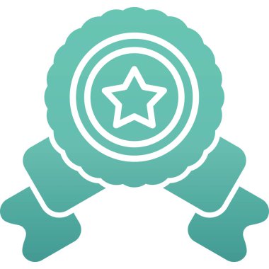 ödül madalyası yuvarlak taneli simge