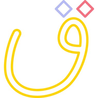 Sıcak eğim çizgisi at nalı karikatürü çiziyor