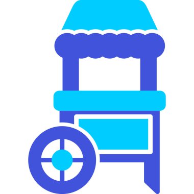 Sandalye. Web simgesi vektör illüstrasyonu