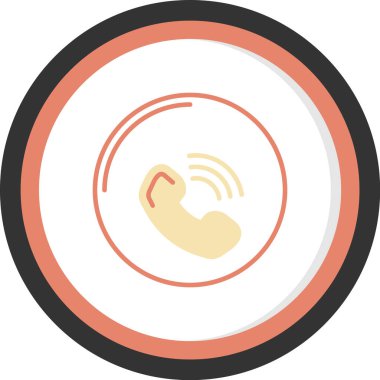 Kulak vektörü simgesi. düz çizim tasarımı.