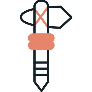 Tornavida. Web simgesi basit illüstrasyon