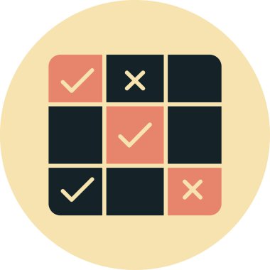 checklist icon, vector illustration simple design