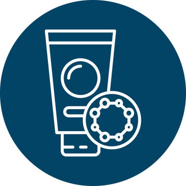 krem simge vektör çizim