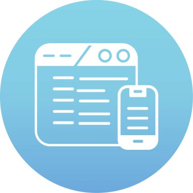 Modern simgenin vektör illüstrasyonu