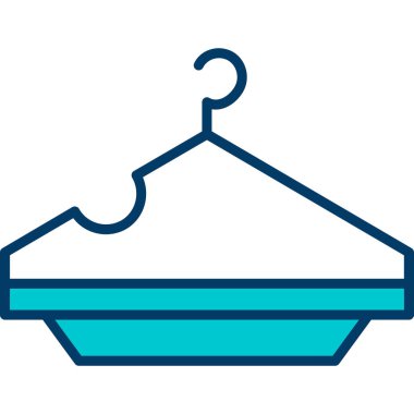 Bebek partisi ikonu. Web için bebek duş vektör simgelerinin özet çizimi