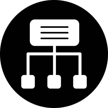 şebeke. Web simgesi basit illüstrasyon