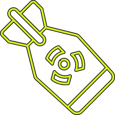 içki şişesi ikonu ana hatlarıyla