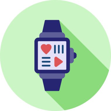 akıllı saat vektör simgesi