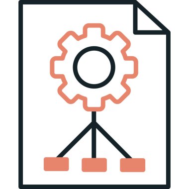 Ayarlama. Web simgesi basit illüstrasyon