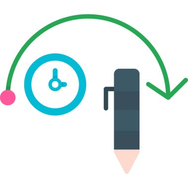 pencil icon, vector illustration simple design
