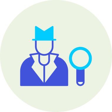 Bir insan simgesinin vektör illüstrasyonu