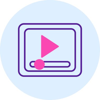 Video oynatıcı. Basit resimleme