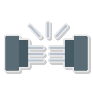 dambıl simgesi vektör illüstrasyon grafik tasarımı