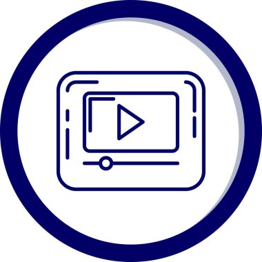 Web simgesi vektör illüstrasyonu