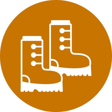 Çizmeler. Web simgesi basit illüstrasyon