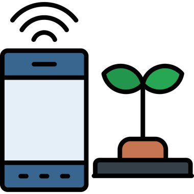 akıllı telefon teknolojisi simgesi